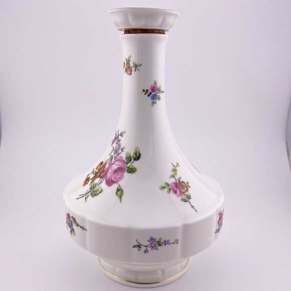 Vtg Haviland Limoges France Porcelain Chantilly 8.5 inches tall Bottle Decanter - Picture 5 of 9